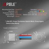 APIELE 12mm Latching Push Button Switch Pre-Wired 150mm High Round