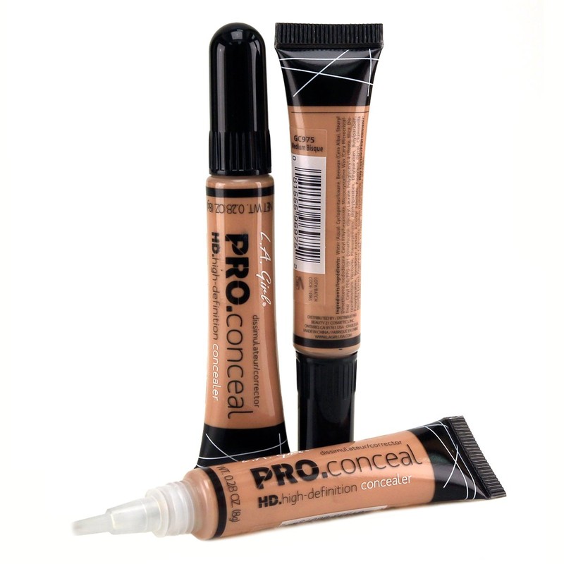 LA Girl HD Pro Conceal High Definition Concealer (Medium Bisque)(pack