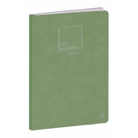 Quobadis Life Journal Slim Dot Lime A5 Size qv2371179