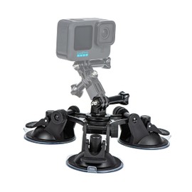 Insta360 X3 Suction Cup, RIGINADO Suction Cup for DJI OSMO Action/GOPRO 9/Insta 360/GOPRO 8/OSMO Pocket, Action Cameras Mount Suction Tripod