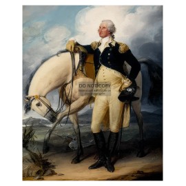 PRESIDENT GEORGE WASHINGTON AT VERPLANCK'S POINT PAINTING 8X10 PHOTO