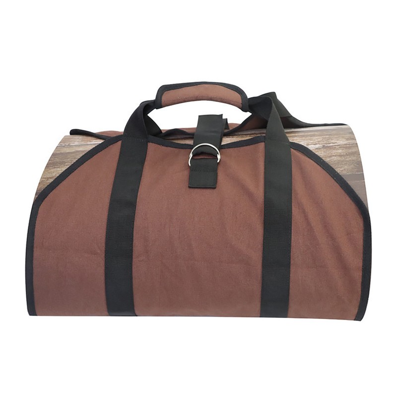 Firewood Carrier 80kg Load Bearing Waterproof Canvas Log Bag Wood