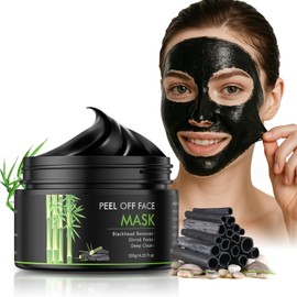 Blackhead Remover Mask, Charcoal Peel Off Face Mask, Deep Cleansing for Face Nose Blackhead Pores Acne, For All Skin Types, Mascarilla Para Puntos Negros, 120g/4.23 OZ