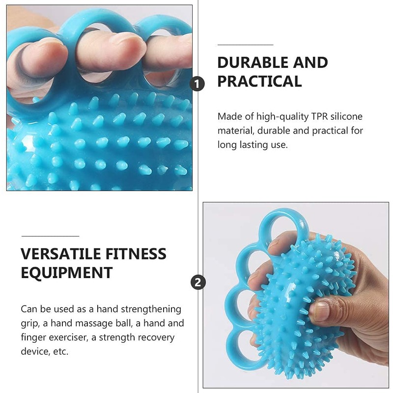 Finger Grip Ball,Finger Exerciser,Squeeze Stress Balls for Hand Therapy Grip