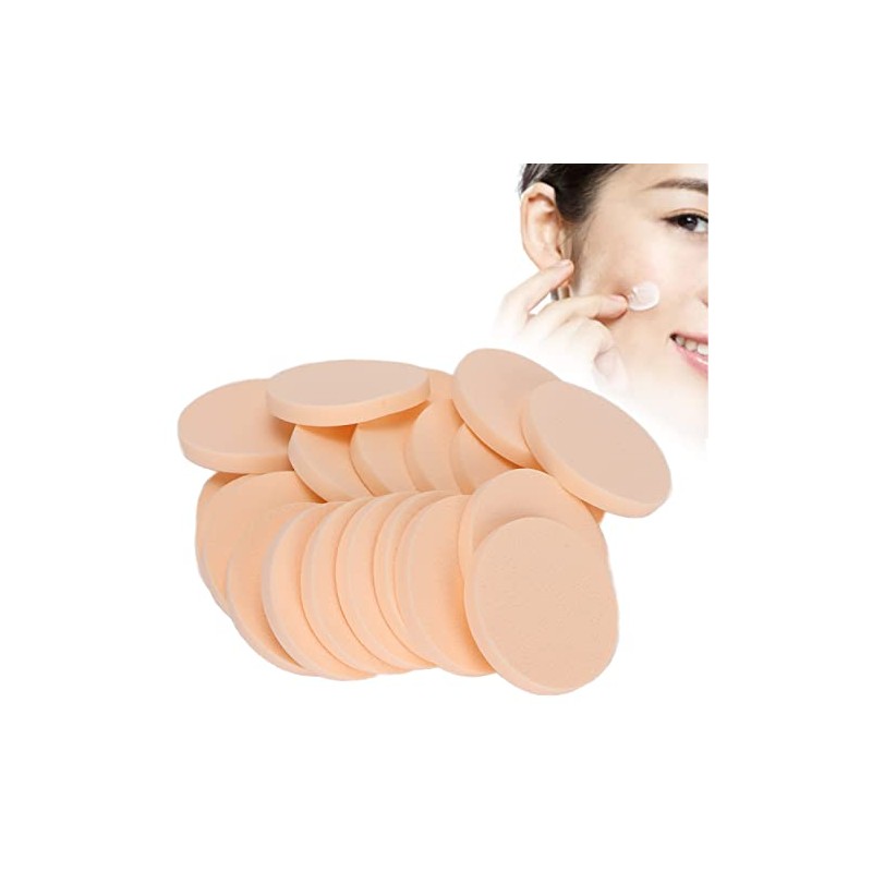 Esponja de Maquillaje Redonda de 20 Piezas