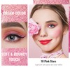 OULAC Cream Eyeshadow, Glitter Pink Eyeshadow, Holds Makeup For 12