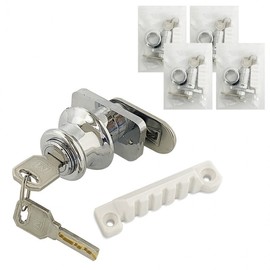 Locker Key Set (5-Pack) for Cabinets, Changing Rooms, Shoe Lockers 5 Units