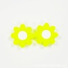 Jinshining Fluorescent Yellow Flower Petals Petal Embedded Tennis Racket Vibration