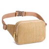 RFID Blocking Straw Summer Purses for Women 2025 Fanny Pack