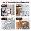 Door Coat Hook Foldable Wall Clothes Rack - 1 Piece