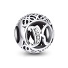 NINGAN K Letter Alphabet Charm 925 Sterling Silver A-Z Initial
