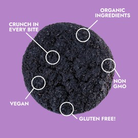Bakeology Vegan Cookies- Chocolate Gluten Free Crunchy Mini Cookie Bites, Dairy Free, Non-GMO, 0g Trans Fat, Plant Based Dessert Sweets, Made with Coconut Oil & Pure Ingredients