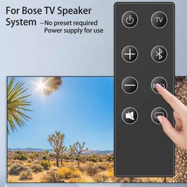 Universal Soundbar Remote Control for Bose 5, Bose 10, Bose 15, Bose 10 Series II, Bose 15 Series II ＆ TV Speakers 418775 410376 431974 845194