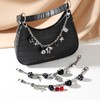 LuneClat Y2k Cherry Bag Chain Charm 8 Ball Dice Star
