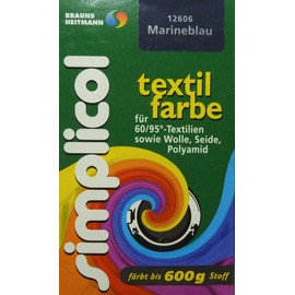 Brauns-Heitmann Simplicol Textile Paint 3 x 25 g Navy Blue
