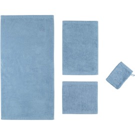 Cawö Home Life Style 7007 Hand Towels Plain Sky 138 Soap Cloths 30 x 30 cm