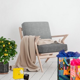 Glick Small Cheeky Chops Gift Bag, Luxury Recyclable Bag for Special Gifts, 14 x 14 x 6 cm, Yellow