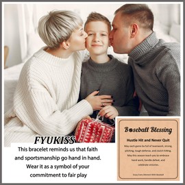 FYUKISS FYUKISS Teen Graduation Gifts, Baseball Gifts, Baseball Bracelets Accessories Stuff for 7/8/10/11/12/13 Year Old Teen Son Grandson Friend Gift Ideas