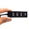 ewent 4 Port USB 2.0 Hub - Black, EW1123