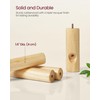 VASAGLE Solid Wood Coat Rack, Free Standing Hall Coat Tree