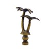 Lamp Finial-Coconut Palm Tree-Antique Brass Finish, Highly Detailed Metal Casting
