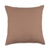 Seamless Mocha Mousse Brown Color Throw Pillow