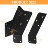 2 Pairs 45-Degree Angle Bracket, Adjustable Heavy Duty Connector Brace