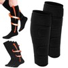 3 Pair Lymphedema Compression Leg Wrap with Calf Compression Sock
