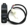 UOIENRT 7/8"22MM Handlebar Switch, Black Handlebar Switch Horn, Plastic Electronic