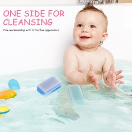 SAFIGLE 3pcs Baby Body Brush Bath Massage Sensory Body Brush Brushing Method Sensory Bath Exfoliating Brush Cradle Cap Body Wash for Kids Sponge Brush Child Dandruff Scrub Brush