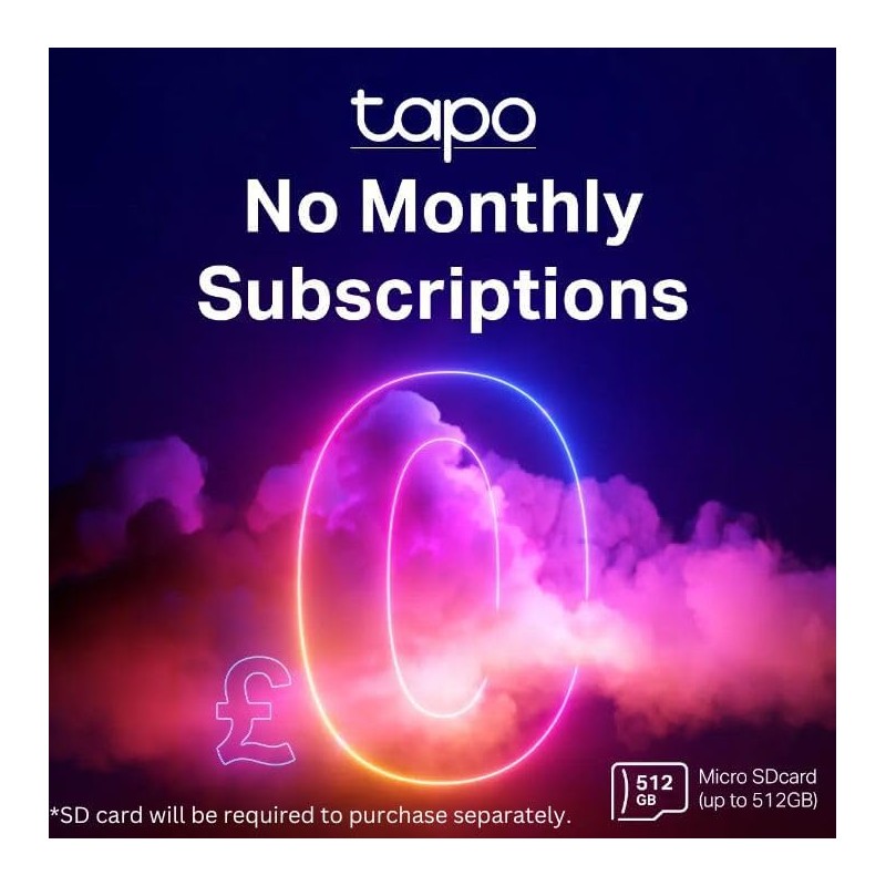 Tapo Tapo TC65 2K Security Camera Outdoor Wireless & Wired,
