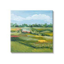 Stupell Industries Vast Meadow Countryside Farmland Canvas Wall Art, Design by Grace Popp
