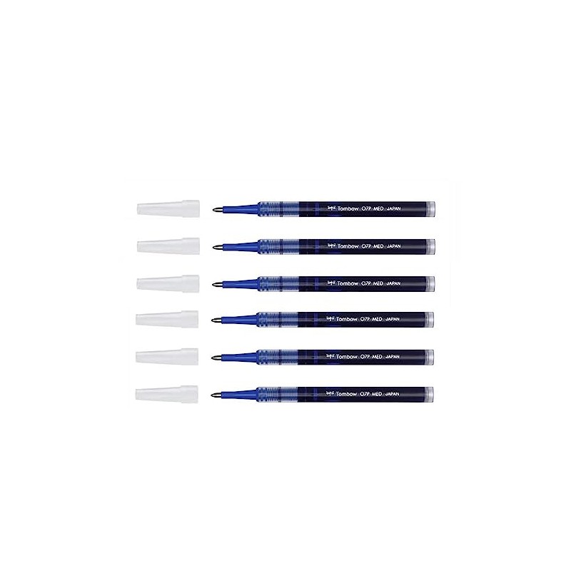 TOMBOW 6 x Rollerball Pen Refill - Blue