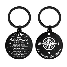 ENGZHI College Graduation Gifts for Him Her Graduate from University, Bachelor's Degree Graduate Keyring Present 2025