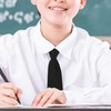 Sucrain 1pcs Boy's Necktie Pre-tied Adjustable Neck Strap Tie for