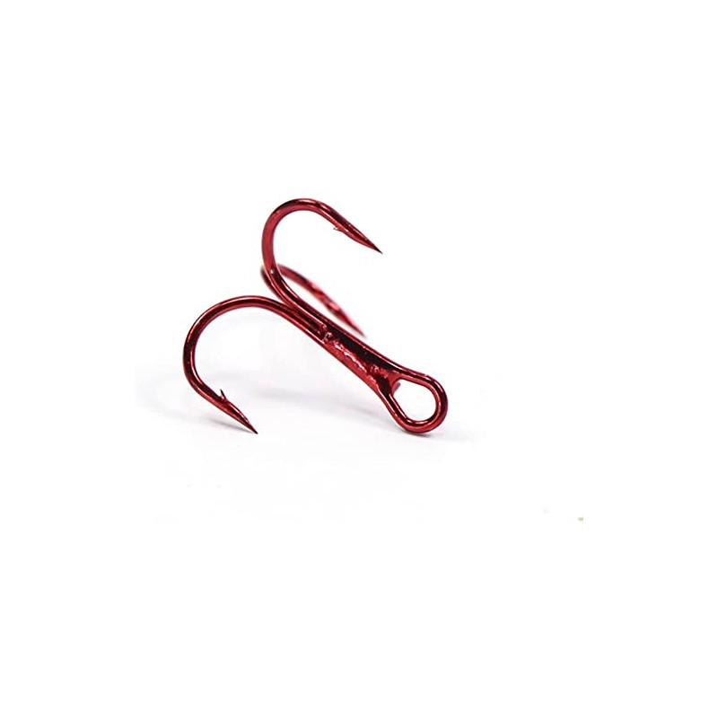 Treble Hooks Kit High Carbon Steel Round Bend Fishing Hook