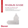Starrett Individual Radius Gage for Both Convex and Concave Radii