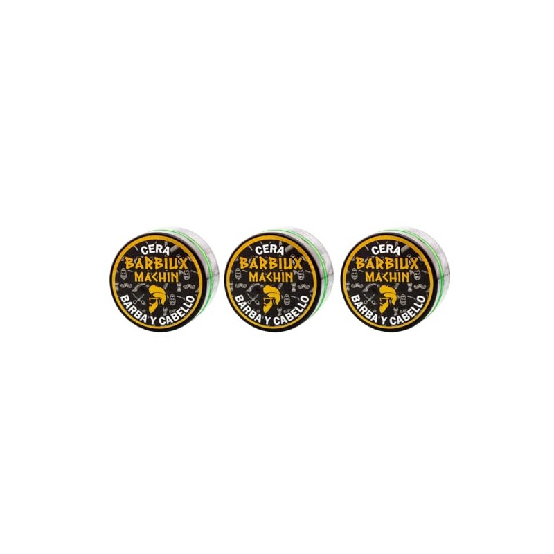 Kit de 3 Ceras para Cabello y Barba para Peinar