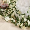 PONKING 8 Pcs x 8.2 ft Flower Garland Artificial Rose