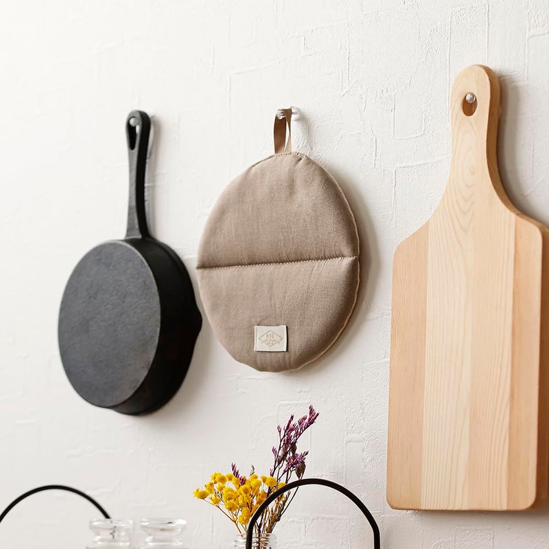 &NE NHK-226-NLBR Round Pot Holder, Natural Brown, Pot Holder, Staub