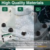 150 Pcs Metric Rubber Bolt Caps, Hex Head Dome Covers