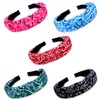 VELSCRUN Bandana Knotted Headbands 5 Pack Headbands for Women Gilrs