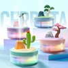Cute Mini Humidifier, 320ml Pink Cherry Tree Desktop Humidifiers for