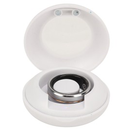 Smart Ring Silver Waterproof Remote Control Shooting Smart Health Tracker Ring for Fitness Sleeping Monitoring No. 10