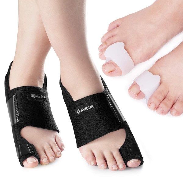 AVIDDA Bunion Corrector - 1 Pair Adjustable Bunion Splints and