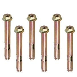 Sleeve Anchor Bolt 10mm X 100mm For Fixing to Concrete, Brick & Stone 6 Pack