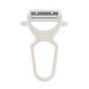 Takagi Double Sided Peeler, Made in Japan, White, Peeler with
