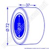 Compact Bearing Wheel Bearing Set 39/72x37/39x72x37 mm/311396/3972/397237