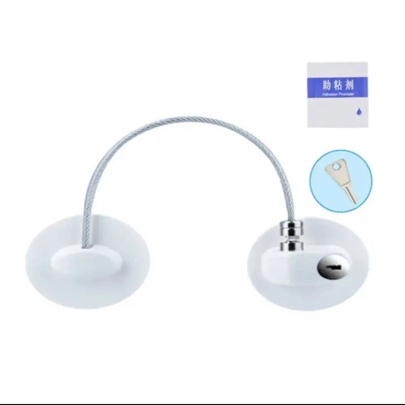 Unbranded 2 pack Refrigerator Door Lock with keys for Child