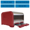 Kenmore 40604 4-Slice Toaster with Dual Controls in Red